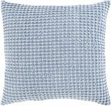 Toodyay Textured Light Blue Square Throw Pillow-Throw Pillows-Parc Decor