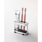 Toothbrush + Toothpaste Stand - Steel