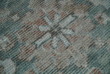 Traditional Brown And Teal Hand Woven Wool 8x10 Area rug