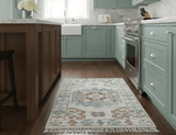 Traditional Design Ivory Hand knotted 2x3 Wool Area Rug