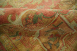 Traditional Heriz Design Rust And Brown Hand Knotted Fine Wool Area Rug