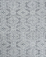 Traditional Ivory And Gray Hand Tufted Wool Area Rug