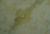 Traditional Oushak Design Beige And Gold 6x9 Hand Knotted Wool Area Rug