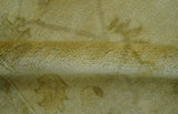 Traditional Oushak Design Brown And Beige Hand Knotted 4x6 Wool Area Rug