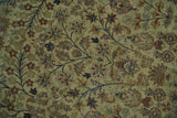 Traditional Persian Camel And Brown Hand Knotted Wool Area Rug
