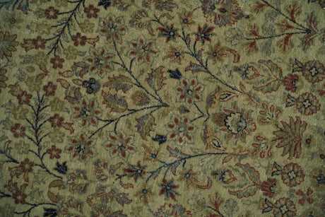 Traditional Persian Camel And Brown Hand Knotted Wool Area Rug