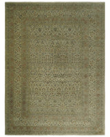 Traditional Persian Camel And Brown Hand Knotted Wool Area Rug