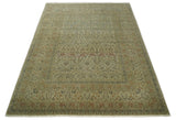 Traditional Persian Camel And Brown Hand Knotted Wool Area Rug