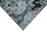 Traditional Style Blue Hand Knotted Wool 8x10 Area Rug