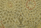Traditional Style Gold Hand Tufted Wool Area Rug