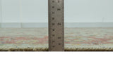 Traditional Turkish Design Beige and Rust 6x8.6 Hand Knotted Wool Area Rug