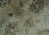 Traditional Turkish Design Beige And Rust 6x9 Hand Knotted Wool Area Rug