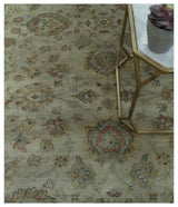 Traditional Turkish Design Beige And Rust 6x9 Hand Knotted Wool Area Rug