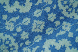 Traditional Turkish Design Blue 10x14 Hand Knotted Wool Area Rug