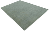 Traditional Turkish Design Silver And Gray 6x8.7 Hand Knotted Wool Rug