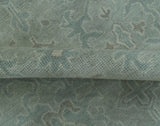 Traditional Turkish Design Silver And Gray 6x8.7 Hand Knotted Wool Rug