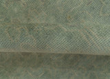 Traditional Turkish Fine Blue And Beige 9.7x12 Hand Knotted Wool Rug