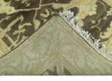 Traditional Turkish Oushak Design Beige And Brown 3x5 Hand Knotted Wool Area Rug