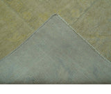 Traditional Turkish (Oushak) Design Gold And Gray Hand Knotted 8x10 Wool Area Rug