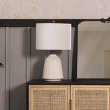 Tramutola White Table Lamp-Lighting-Parc Decor