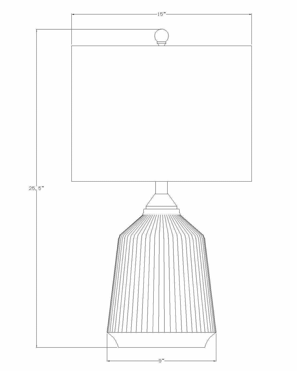 Tramutola White Table Lamp-Lighting-Parc Decor