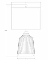 Tramutola White Table Lamp-Lighting-Parc Decor