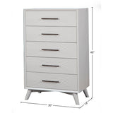 Tranquility Chest, White-Dresser & Chest-Parc Decor