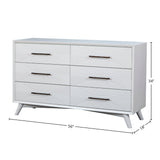 Tranquility Dresser, White-Dresser & Chest-Parc Decor