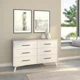 Tranquility Dresser, White-Dresser & Chest-Parc Decor