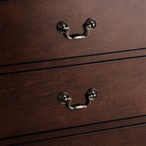 Transitional 5-Drawer 31.5 in. Wide Chest of Drawers with Bracket Feet