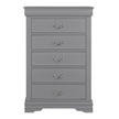 Transitional 5-Drawer 31.5 in. Wide Chest of Drawers with Bracket Feet