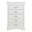 Transitional 5-Drawer 31.5 in. Wide Chest of Drawers with Bracket Feet