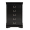 Transitional 5-Drawer 31.5 in. Wide Chest of Drawers with Bracket Feet-斗柜-Parc Decor