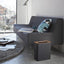 Trash Can - Rectangle - Steel + Wood
