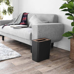 Trash Can - Rectangle - Steel + Wood