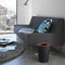 Trash Can - Round - Steel + Wood-Trash Can - Living-Parc Decor