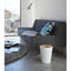 Trash Can - Round - Steel + Wood