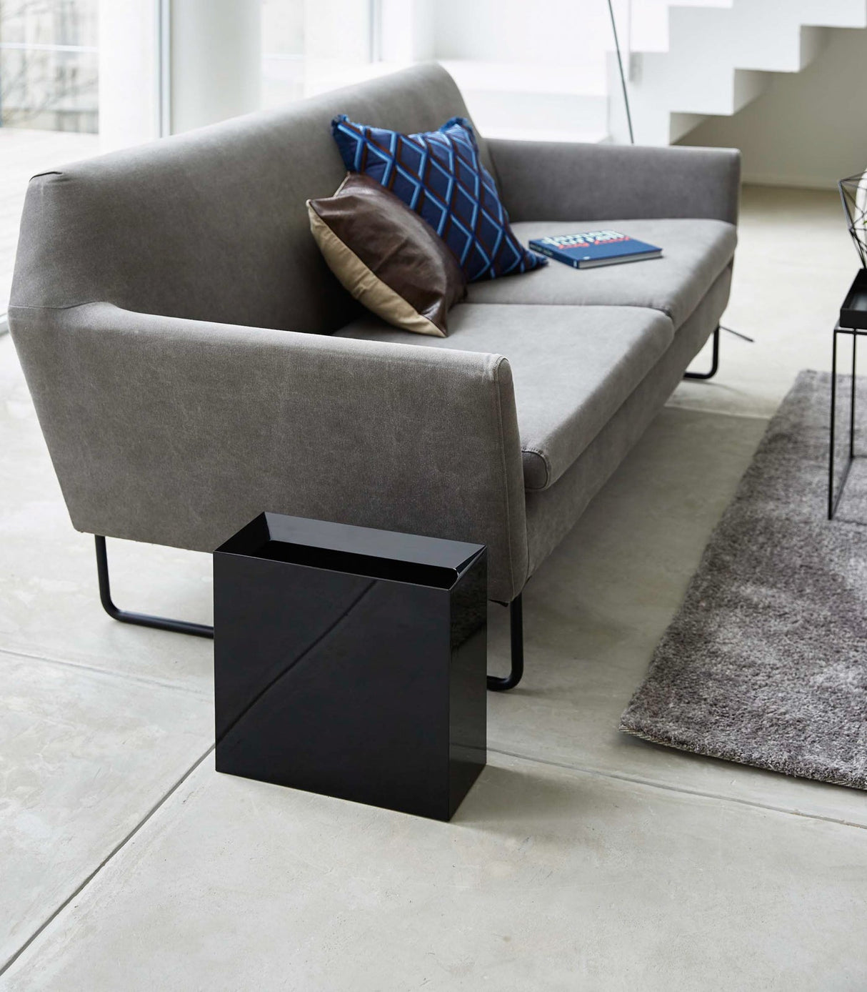 Trash Can - Wide-Trash Can-Parc Decor