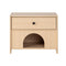 Travis Modern Natural 22-inch Side Table with Pet-Friendly Nook-边桌-Parc Decor