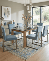 Tree of life Beige and Blue Traditional Hand Knotted Multi Size Wool Area Rug