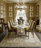 Tree of life Beige, Purple and Olive Hand Knotted Traditional Floral Custom Made wool rug