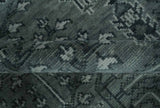 Tree of life Gray, Charcoal and Ivory Hand knotted Traditional Floral Multi Size wool Area Rug
