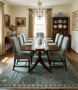 Tree of Life Green Traditional Hand Knotted Turkish Design Multi Size Wool Area Rug