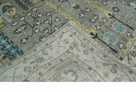 Tree of life Silver and Ivory Hand Knotted Traditional Multi Size Wool Area Rug