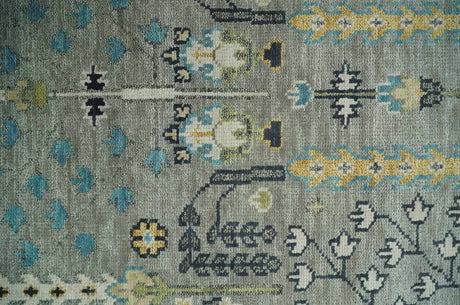 Tree of life Silver and Ivory Hand Knotted Traditional Multi Size Wool Area Rug