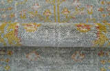 Tree of life Traditional Gray Hand Knotted 2X3 Wool Rug