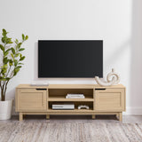 Tromso Modern 2-Door TV Stand for TVs up to 65”-Entertainment-Parc Decor
