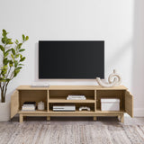 Tromso Modern 2-Door TV Stand for TVs up to 65”-Entertainment-Parc Decor