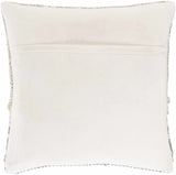 Truckee Neutral Textured Wool Throw Pillow-Throw Pillows-Parc Decor