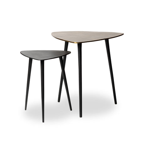 Trumpet Nesting End tables - Set of 2-End table-Parc Decor